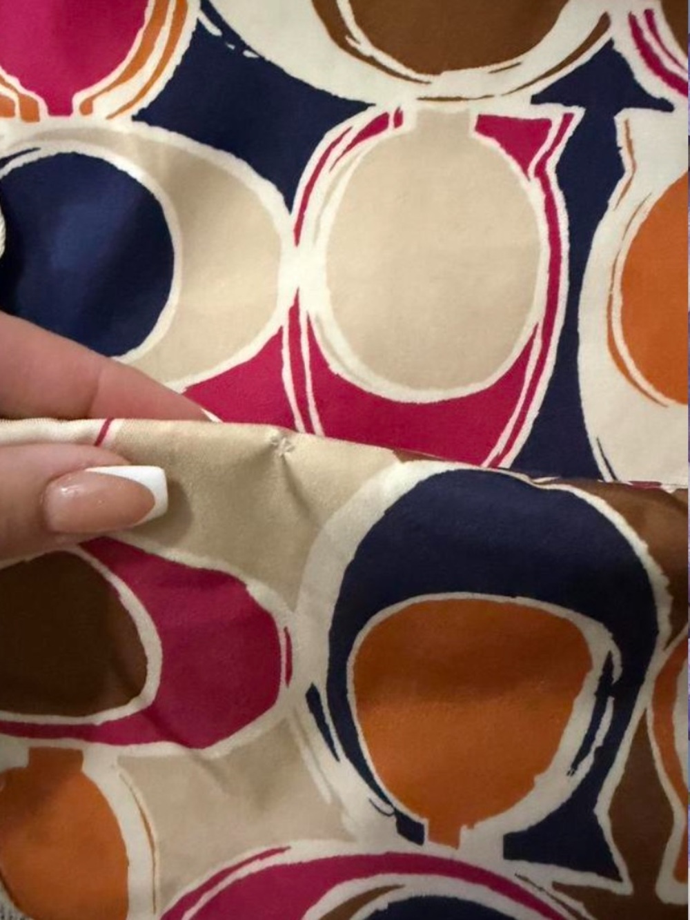 Coach Y2K Colorful Retro Circle Print Backpack - Picture 7 of 8